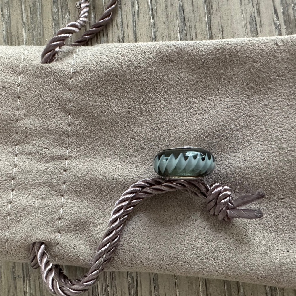 TWO Pandora Glass Charm (two of these charms but can buy individually) 50 each